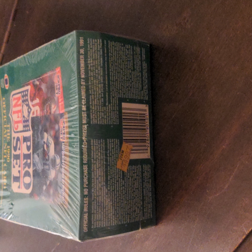 1990 NFL Pro Set Football Box - Picture 5 of 7